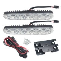 ไฟ LED 5630 Smd 6ดวงสำหรับรถวิ่งกลางวัน12V สีขาวไฟสูงวันชุด Drl กันน้ำ