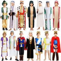 TOP☆Halloween Children Clothing Men And Women Arab Greece Princess King Middle East the United Arab Emirates Dubai ALADDIN Lamp