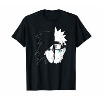 เสื้อยืดพิมพ์ลาย Naruto Sasuke Split Face S3442 แฟชั่นฤดูร้อนสําหรับผู้ชายผู้หญิง 2023 HB5Q  NB2T