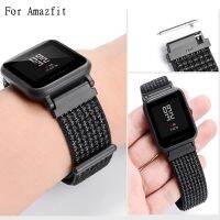 20mm/22mm Nylon Loop watch band For Amazfit GTS/2/2e/3/GTS2 Mini/GTR 3 pro/47mm/GTR2/2e/stratos 2/3 Bracelet Amazfit bip-u strap