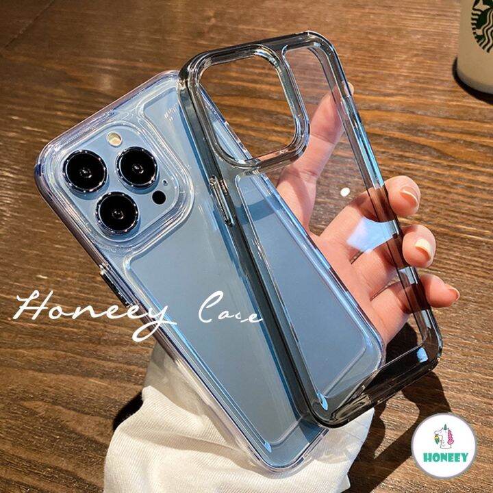 hot-sale-เคสโทรศัพท์มือถือแบบนิ่ม-tpu-ใส-หนา-กันกระแทก-เรียบง่าย-แฟชั่น-สําหรับ-iphone-14-11-7plus-8plus-xr-13-12-pro-max