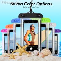 Noctilucent PVC Universal Waterproof Phone Case Water Proof Bag Mobile Cover case For iPhone Xiaomi Redmi Samsung Phone Cases