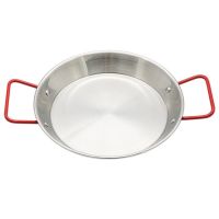 Thickened Spanish Seafood Pot 304 Stainless Steel Cooking Pan Seafood Frying Pot Crayfish Plate Food Container Cookware