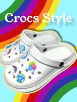 KiKi Shoes - รองเท้าแตะผู้หญิง แบบสวม ปิดหัว สไตล์ Crocs หัวโต การ์ตูนสดใส ใส่สบาย ราคาเบา จัดเลยจ้า