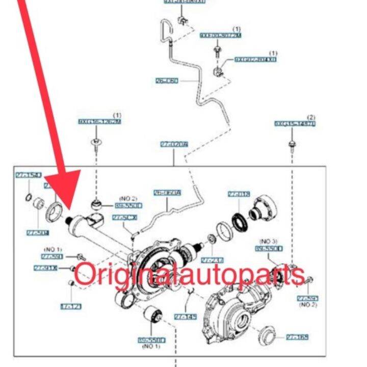 Ford Ranger T6 2.2 3.2 Fr Axle Needle Bearing.(Thailand). | Lazada