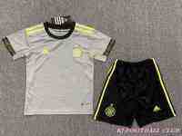 Top-quality 22/23 celtic grey away football jersey set for kids