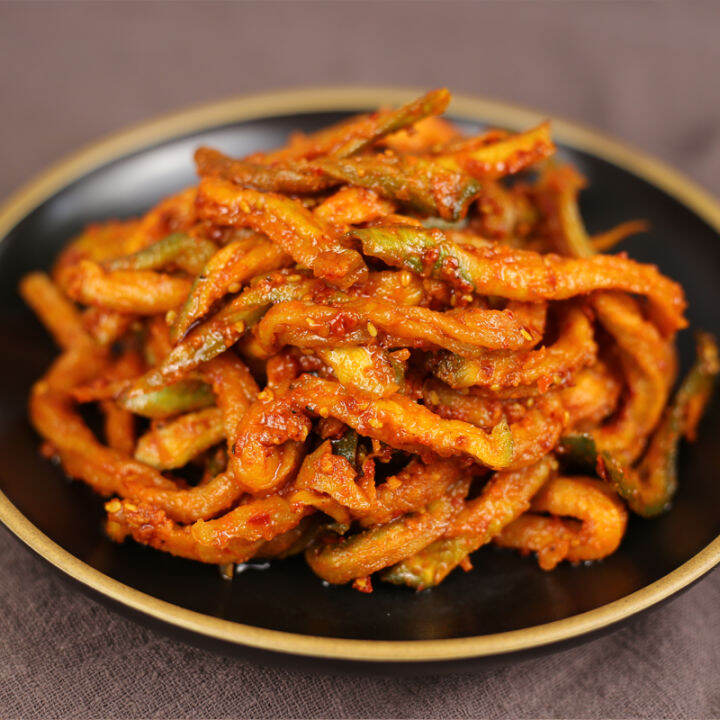 Northeast authentic Korean radish with dried pickles, sweet and spicy ...