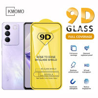 9D กระจกนิรภัยป้องกันเต็มพื้นที่ปกป้องหน้าจอสำหรับ VIVO V27e V25 5G V25e V23 V23e V21 V21e 4G V20 SE V19 V17นีโอ V15 V11i V11 Pro S7 S1 Pro T1x 4G T1 (778กรัม) X70 X60 X50