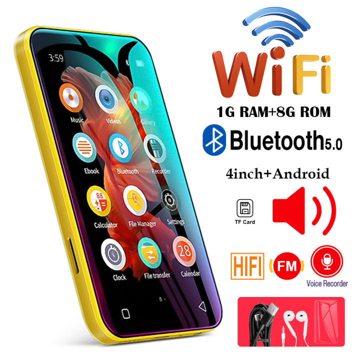 KeyNG 128GB 4.0 Full Touchscreen Wifi MP4 Player Bluetooth HiFi