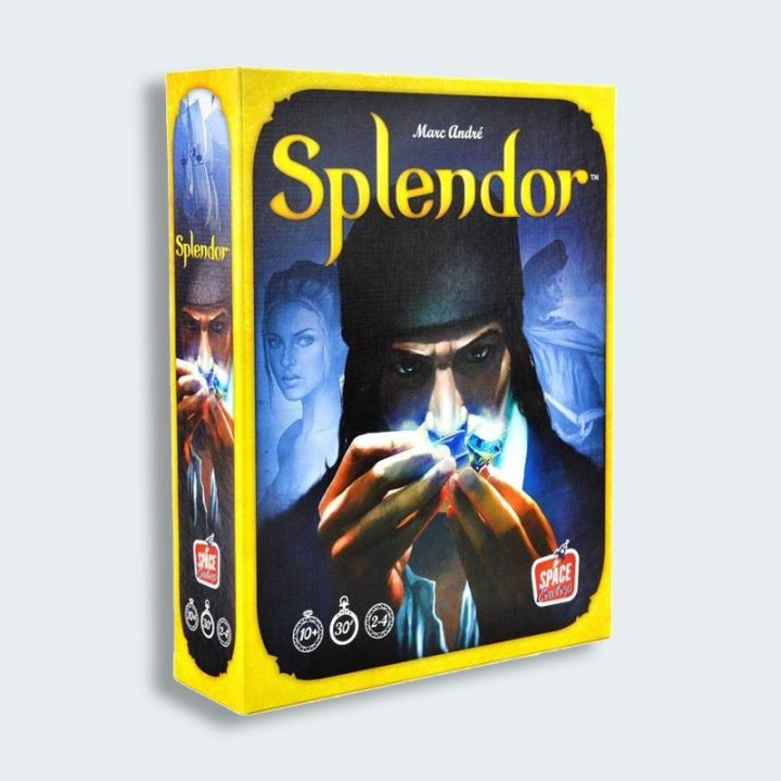 play-game-splendor-board-game-เหรียญพลาสติก-ภาษาอังกฤษ-บอร์ดเกม-เกมค้าเพชร