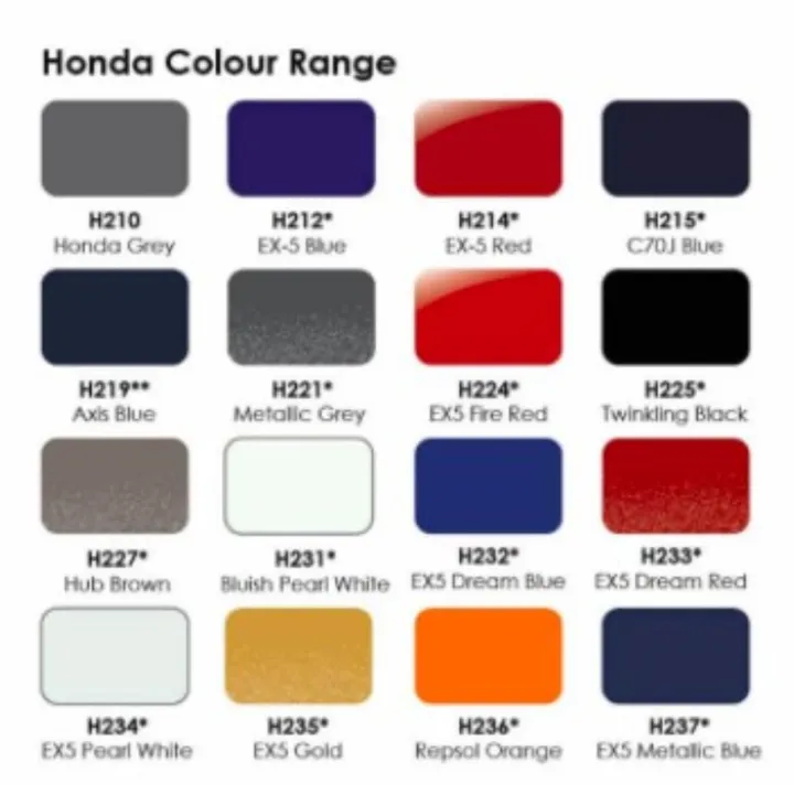 ANCHOR HONDA SERIES SPRAY PAINT/ MOTORCYCLE PAINT 400ML / READY STOCK