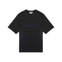 NicefeetTH - FOG - ESSENTIALS 3D Silicon Applique Boxy T-Shirt (BLACK)