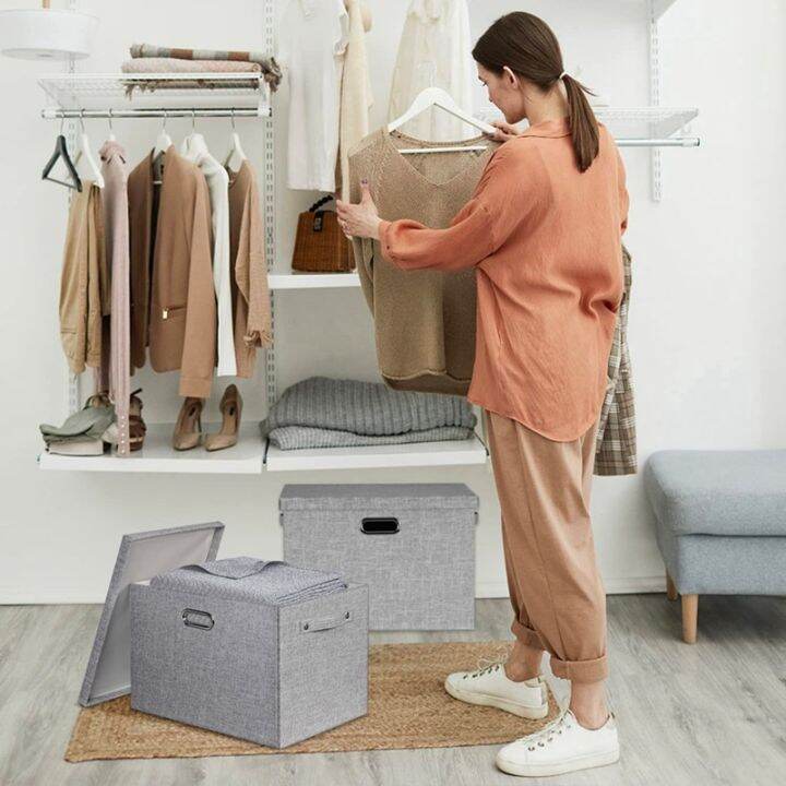 large-fabric-storage-bins-with-lids-thick-foldable-closet-storage-bins-for-clothes-decorative-storage-bins-linen