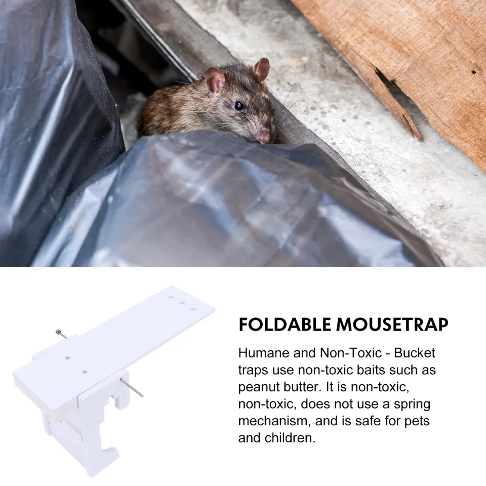 DIY Home Garden Pest Controller Rat Trap Quick Kill Seesaw Mouse Catcher  Bait Home Rat Traps Mouse Pest Mice Traps