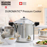 KUHN RIKON DUROMATIC® หม้อความดันสแตนเลส เครื่องครัวประหยัดพลังงาน ประหยัดเวลา ผลิตในประเทศสวิตเซอร์แลนด์ Pressure Cooker Set