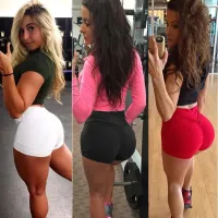 กางเกงโยคะ ขาสั้น2ชั้น ใส่ออกกำลังกาย มีบริการเก็บเงินปลายทางด้วยค่ะ yoga pants women Yoga Pants Gym Dri-Fit Pants jo