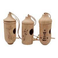 3Pcs Detachable bird Houses Wooden bird Houses for Outside Hanging, Bird Houses for Gardening Outdoor