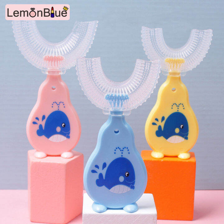 LemonBlue Manual Toothbrush 360 Degree Ushaped Children's Oral Care