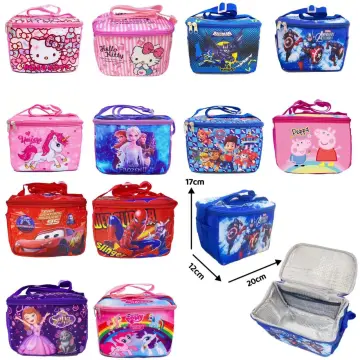 Cartoon Character Printed Click Lock & Fit Lunch Box with Spoon & Fork (  Chhota Bheem ) lunch box