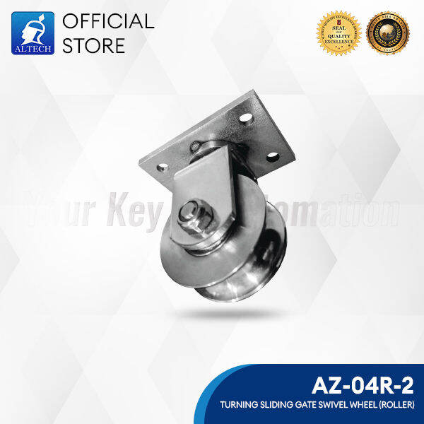 ALTECH Sliding Gate Hardware U Groove Swivel Roller Wheels 360 Degree