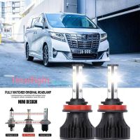 หลอดไฟหน้ารถยนต์ LED 40w 6000k สีขาว สําหรับ Toyota Alphard 2011-2013 2PCS