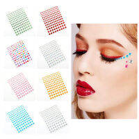 1PC สี Glitter Festival Party แต่งหน้าอัญมณี Rhinestone อัญมณีสติกเกอร์รอยสักร่างกาย Eye สติ๊กเกอร์อัญมณีแต่งหน้า