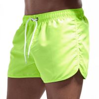 10 Colors Mens Shorts Quick-drying Movement Surfing Breechcloth Swimwear Short Pants Man Scanties