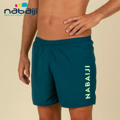 NABAIJI กางเกงว่ายน้ำ กางเกงขาสั้นว่ายน้ำสำหรับผู้ชาย รุ่น 100 BASIC ( มีหลายสีหลายขนาด)