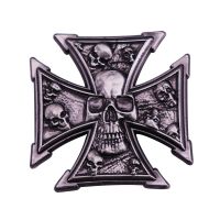 【CC】 Iron and Pin Badge Evil Brooch Biker Punk Medal