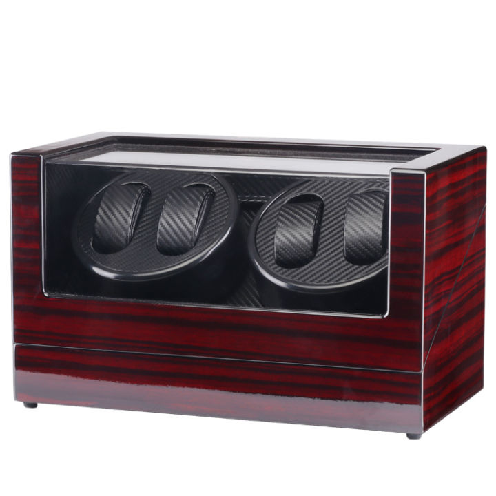 tpa-watch-winder-กล่องหมุนนาฬิกา-ออโตเมติก-แบบอโตเมติก-4-เรือน-สีน้ำตาลลายไม้-สีดำ