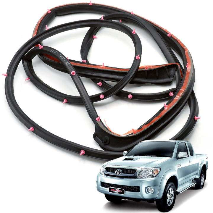 ยางขอบประตู-หน้า-ขวา-สี-black-hilux-vigo-toyota-2-cab-ประตู-ปี2005-2013-ขนาด-3x2x199-มีบริการเก็บเงินปลายทาง