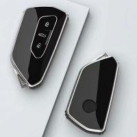 Soft TPU รถ Remote Key Case สำหรับ VW Volkswagen Golf 8 MK8 2020สำหรับ Octavia สำหรับที่นั่งป้องกัน Shell Fob อุปกรณ์เสริม