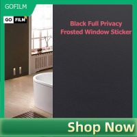 [เครื่องมือฟรี]3D Frosted Blackout Window Film Privacy สติกเกอร์หน้าต่างกระจกคงที่สำหรับโฮมออฟฟิศ