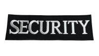 ป้ายหลัง SECURITY ติดเสื้อกั๊กหน่วยงาน