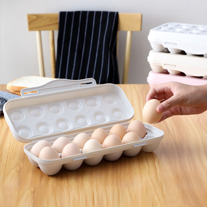 kitchen-refrigerator-fresh-keeping-box-refrigerator-egg-storage-solution-buckle-type-egg-storage-box-divided-egg-tray-egg-grid-with-lid