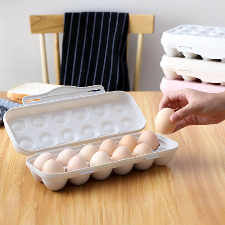 transparent-egg-holder-storage-box-with-compartments-egg-grid-with-lid-divided-egg-tray-buckle-type-egg-storage-box