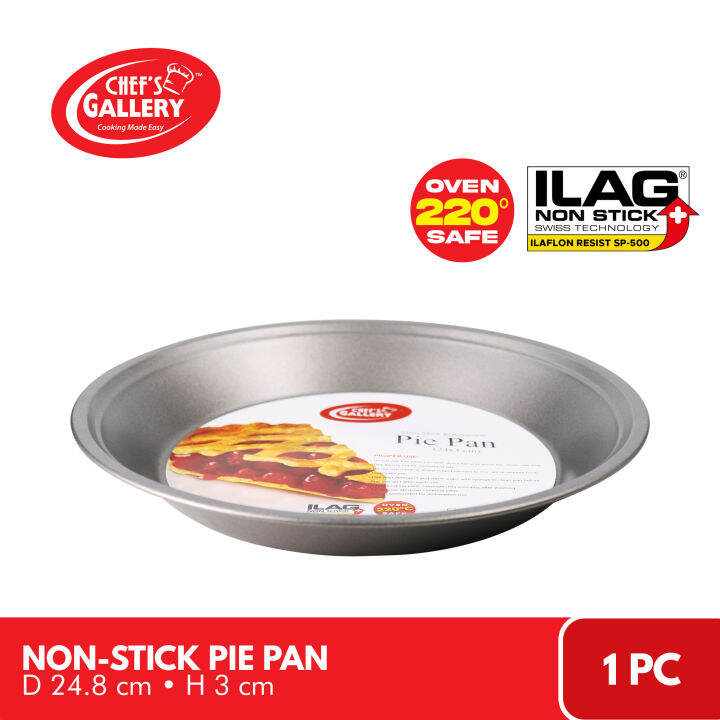 Chef's Gallery ILAG NonStick Pie Pan 24.8cm Oven Safe up to 220˚C