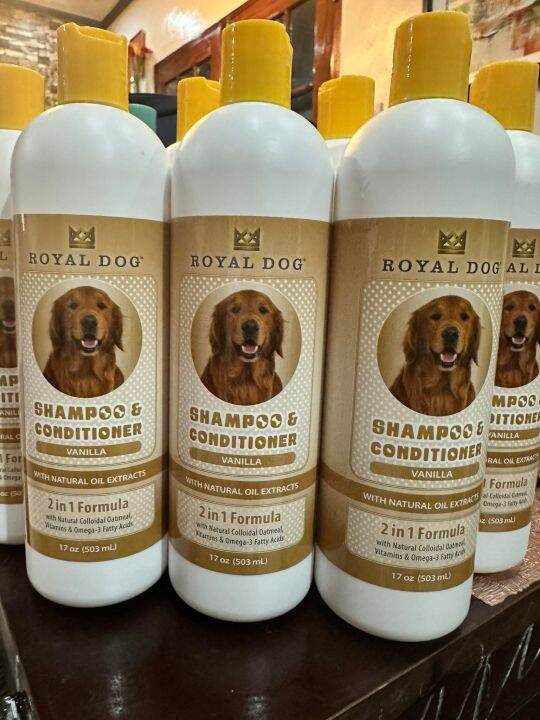 Royal Dog Shampoo and Conditioner 2in1 Formula Vanilla Scent 503ml