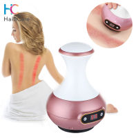 9 Gears Electric Vacuum Massager Guasha Body Shaping Massager Cupping Therapy Scraping Heating Acupuncture Therapy Relaxation