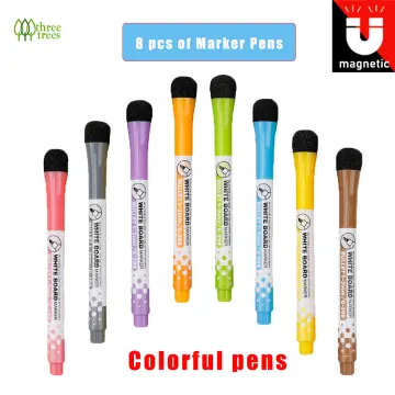 12 Erase Whiteboard Mirror Markers Erasable Fine Tip for Classroom