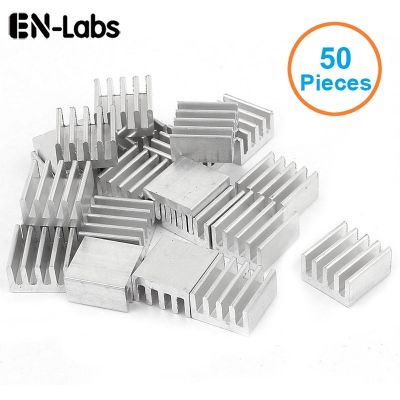 【LZ】卐▬  En-Labs 50pcs/lot Aluminum Heatsink 8.8x8.8x5mm Electronic Chip Cooling Radiator Cooler for CPURAMGPUA4988 Chipset Heat Sink
