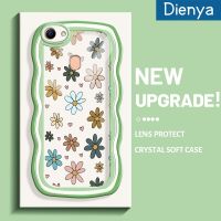 เคส Dienya สำหรับ OPPO F5 F5บวก F5 F7เยาวชนเคสภาพวาดสีน้ำมันแฟชั่นลายดอกเดซี่สีสันสดใสน่ารักขอบครีมเคสมือถือกันกระแทกแบบใสนิ่มเคสโปร่งใสลายกล้องถ่ายรูปสร้างสรรค์เรียบง่ายอ่อนโยนป้องกัน