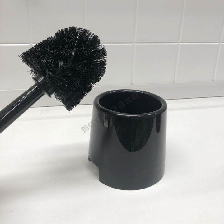 IKEA IKEA Beaumont toilet brush box toilet brush white black brush