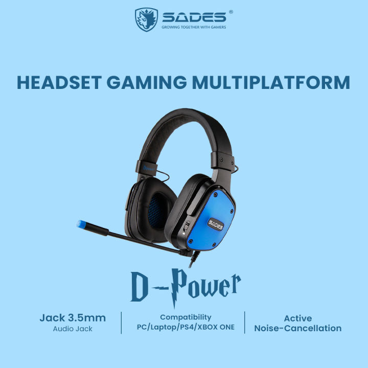 Sades D-Power Gaming Headset SA-722 - Blue