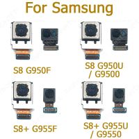 ของแท้สำหรับ Samsung Galaxy S8 Plus G950 G955กล้องหน้าหลังส่วนหน้าเล็กเซลฟี่อะไหล่สำหรับซ่อมโมดูลกล้องหลังเฟล็กซ์