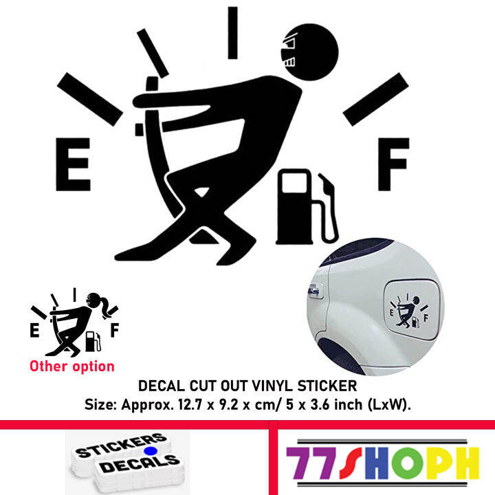 Decal Cut Out Vinyl Sticker for GAS TANK COVER Lazada PH