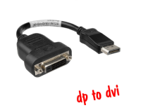 DP พอร์ต DisplayPort TO DVI CABLE 20CM DP TO DVI ADAPTER Converter 20CM displayPort ถึง DVI OUT สำหรับ HP Dell Asus