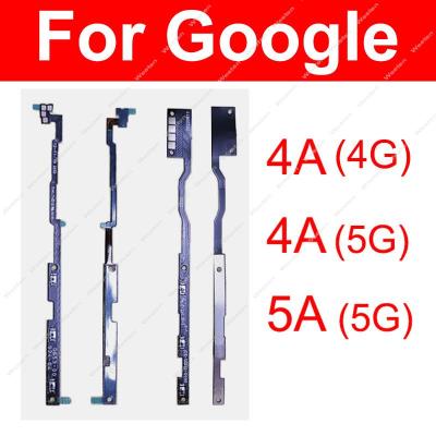สําหรับ Google Pixel 4A 5A 4G 5G Power Volume Key Flex Cable ปุ่มด้านข้าง Flex Ribbon Replacement