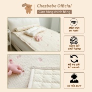 Thảm Cotton quilt Chezbebe thỏ Chevit 130x90 Hàn Quốc _ Chính hãng