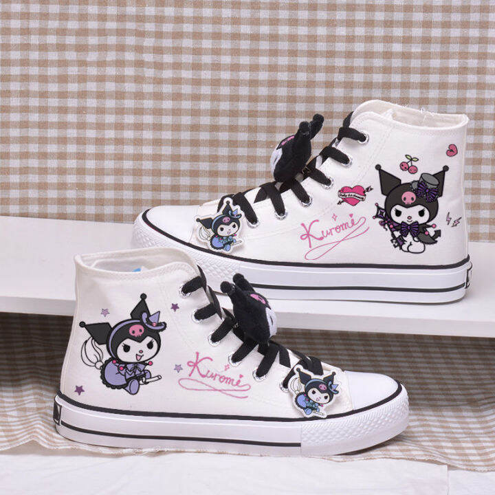 Personalized Riding Couple High Top Canvas Shoes - Gift For Couple/Husband & Wife/Motorcycle Lovers - Life Is One Sweet Ride With You By My Side main image 1